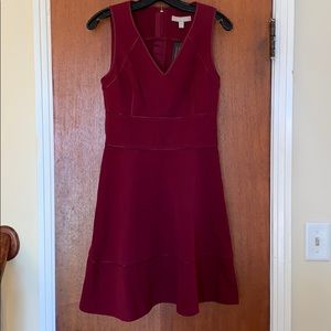 NWT Banana Republic Burgundy Sloane Dress